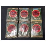 (6) WWII Era Lucky Strike Cigarette Packs