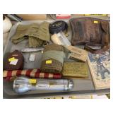 U.S. Military First Aid Kits, Knife and Flashlight