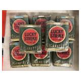 (8) WWII Era Lucky Strike Cigarette Packs