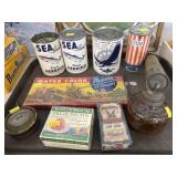 Vintage Food Cans, Watercolor & Advertising Boxes