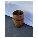 Vtg. Wooden Stave Barrel