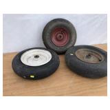 3 Various Wheelbarrow Tires