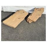 2 Pc. of Live Edge Shaped Wood