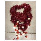 (2) Valentine Heart-Shaped Wreaths