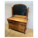 Mahogany Multi-drawer Bureau