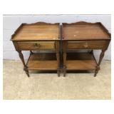 (2) Kindel 1-drawer Nightstands