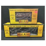 (2) Rail King O Scale Freight Cars