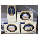 (4) Dept. 56 American Icon Lighted Figurines