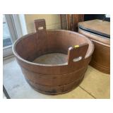 Primitive Wooden Wash Tub