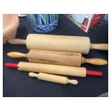 (4) Wooden Rolling Pins