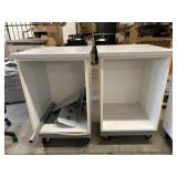 (2) Rolling Storage Cabinets