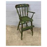 Antique Painted High Chair