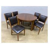 6 Pc. Contemporary Table & Chair Set