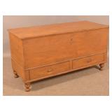 PA 19th C. Painted Softwood Blanket Chest.