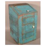 Antique Wood General Store Coffee Bin.