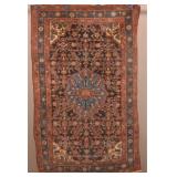 Antique Persian Throw Rug