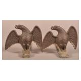 Pair of Cast Iron Snow Eagles.