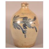 Cowden and Wilcox Harrisburg PA Stoneware Jug