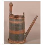 Antique Norwegian Wood Watering Keg.