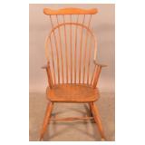 Windsor Comb-back Continuous Arm Rocking Chair.