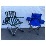 (2) Folding Bag Chairs