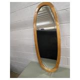 Oval Framed Mirror