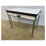 Vtg. Enamel Top Extension Table