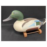 Dave Walker Carved Wood Duck Decoy