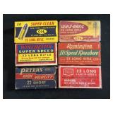 250 Rounds of Vintage 22 Ammunition