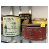 (4) Vintage Tobacco Tins