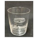 M. Salzman Co. Advertising Shot Glass