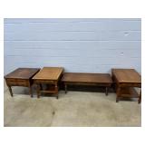 4-Piece Maple Coffee and End Table Set