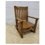 Maple Plank Seat Rocker