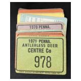 Vintage PA Antlerless Deer Licenses