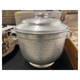 Hammered Aluminum Ice Bucket