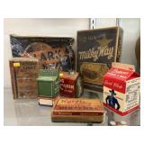 New Old Stock Chocolate and Advertising Boxes