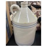 Stoneware Banded Storage Jug