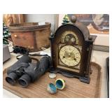 Shelf Clock with Binoculars