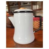 Enamelware Percolator Pot