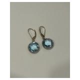 14K Topaz Earrings