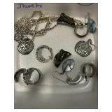 7-Pieces Sterling Silver Jewelry