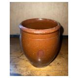 Early Redware Canister