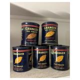 (5) Granger Tobacco Tins