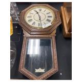 Waterbury Oak Cased Wall Clock