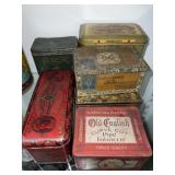 (7) Tobacco Tins