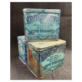 (3) Edgeworth Tobacco Tins