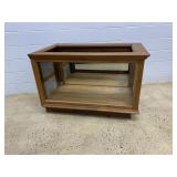 Country Store Oak Display Case