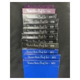 (12) Proof Sets, 1971 - 1986