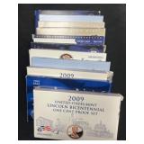 (12) U.S. Proof Quarter & Presidential Sets