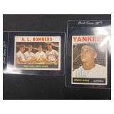 1964 Roger Maris & A. L. Bombers w/ Mantle Cards